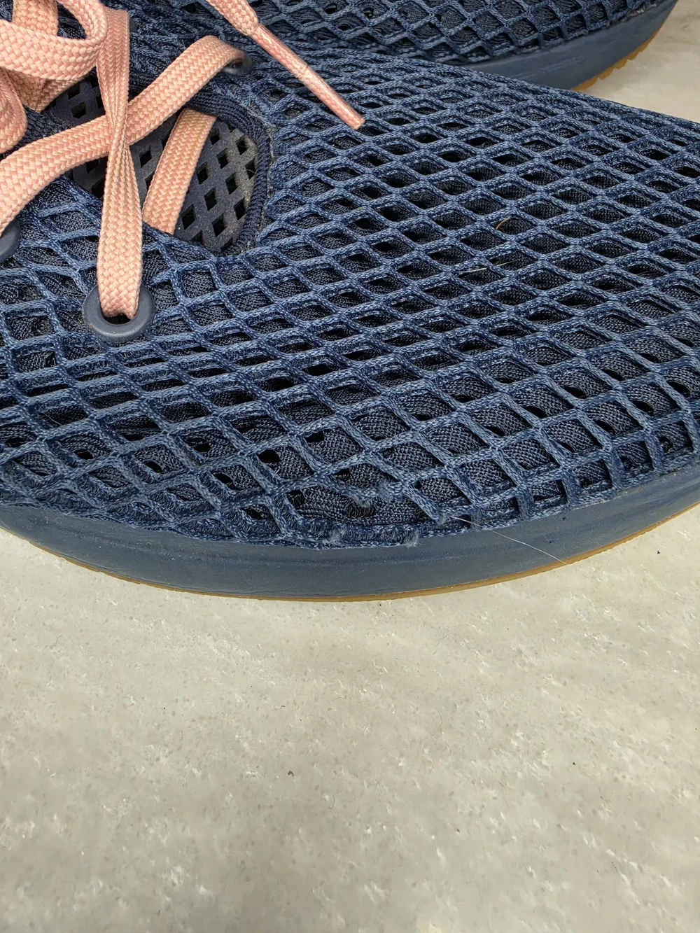 NOBULL Mesh Trainer Womens 11.5 Mens 10 Navy Pink Cross Training Shoes